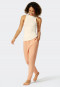 Top seamless Lyocell geribbelde look gebroken wit - Lounge Seamless