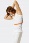 Tank top double rib white - Art Edition by Noah Becker