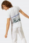 Shirt met korte mouwen dubbelrib wit - Art Edition by Noah Becker
