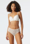 High-waisted panty lace Lurex off-white - Glam Lace