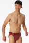 Supermini organic cotton gedessineerd lichtrood - 95/5