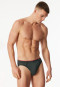 Supermini Slip Organic Cotton gemustert dunkelgrün - 95/5