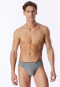 Supermini slip met patroon, diepblauw - 95/5