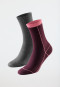 Confezione da 2 calzini da donna con motivo, multicolore - Long Life Cool