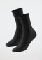 Women's socks, 2-pack, black - 95/5
