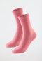 Damensocken 2er-Pack Organic Cotton rosa - 95/5