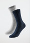Chaussettes pour femme lot de 2 stay fresh pois multicolore - Bluebird