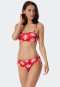 Bas de bikini midi hauteurs latérales réglables corail rouge - Mix & Match Coral Life