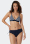 Bas de bikini midi hauteurs latérales réglables bleu foncé - Mix & Match Reflections
