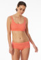 Double rib bustier Organic Cotton peach - Pure Rib