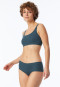Double rib panty Organic Cotton denim blue - Pure Rib