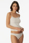 Rioslip 2-pack kant zandkleurig - Cotton Lace
