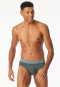 Rio briefs 3-pack Organic Cotton woven elastic waistband plain/stripes multi-colored - 95/5