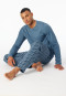 Schlafanzug lang atlantikblau - Casual Essentials