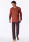 Pyjama long imprimé cuivré - « Comfort Nightwear »