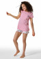 Schlafanzug kurz Organic Cotton Palmen powder pink - Nightwear