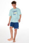 Short pyjamas surfboard turquoise - Teens Nightwear