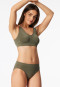 Bustier seamless herausnehmbare Pads khaki- Classic Seamless