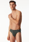 Supermini Slip gemustert dunkelgrün - Long Life Soft