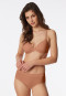 Soutien-gorge à coques avec armatures et bonnets coulissants rouille - Unique Micro