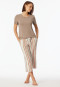 Loungehose 3/4-lang Modal Streifen multicolor - Mix+Relax