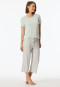 Loungehose 3/4-lang Modal Streifen multicolor - Mix+Relax