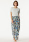 Loungehose lang Viskose multicolor bedruckt - Mix+Relax