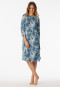 Nachthemd 3/4-Arm Blumenprint mineral - Comfort Nightwear
