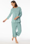 Pyjamas 3/4-long jade - Comfort Nightwear