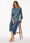 Pyjamas 3/4-long atlantic blue - Comfort Nightwear