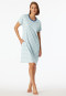 Sleepshirt kurzarm Streifen jade - Casual Essentials