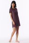 Short-Sleeve Sleep Shirt, Cocoa Brown - Casual Essentials