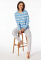 Schlafanzug lang hellblau - Casual Essentials
