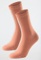 Damensocken 2er-Pack Organic Cotton apricot/creme - 95/5