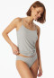 Tai-Slips 2er-Pack sand/grau-jaspe - Modal Essentials