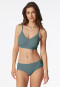 Bustier Mikrofaser herausnehmbare Pads mineral - Invisible Soft