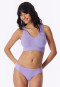 Bustier Mikrofaser herausnehmbare Pads zartlila - Invisible Soft