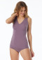 Topje microvezel uitneembare pads mauve - Invisible Soft