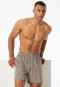Boxershorts interlock clay gedessineerd - Fine Interlock