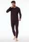 Shirt long-sleeve brown mottled - Comfort Fit