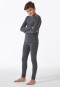 Shirt lange mouwen unisex blauw - Active