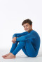 Shirt lange mouwen unisex blauw - Active