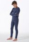 Shirt langarm unisex dunkelblau - Active
