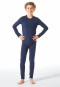 Underpants long unisex warming dark blue - Thermo