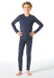 Long underpants unisex warming denim blue - Thermo