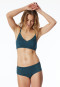 Bustier Spitze ohne Bügel petrol - Modern Lace