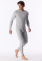 Long-Sleeve Warm Shirt, Mottled Grey - Casual Warming