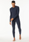 Broek lang warm nachtblauw - Casual Warming