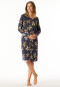 Sleep shirt long-sleeve flowers graphite - Comfort Nightwear