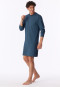 Camicia da notte a maniche lunghe blu intenso - Comfort Essentials